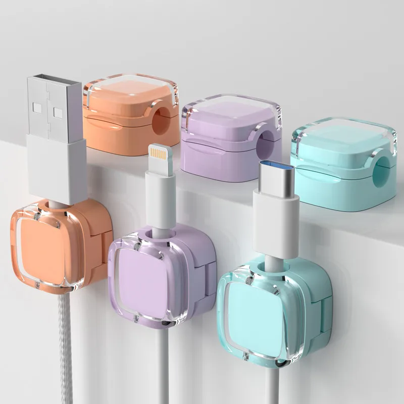 Magnetic Charging Stand - VIKEFON 6pcs Magnetic Cable Management Clips