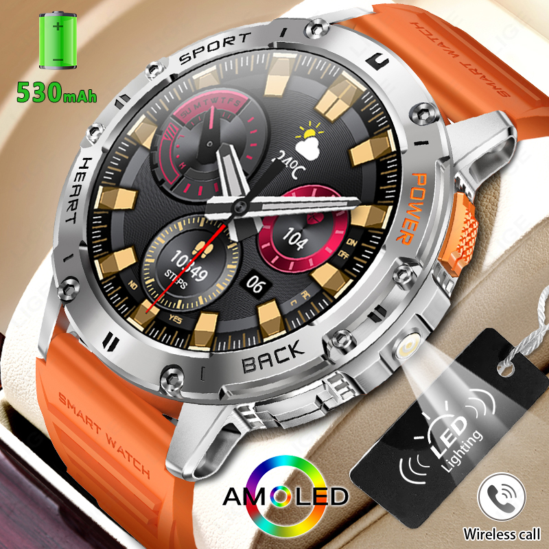 Smartwatch Faces - LIGE 1.43 Inch AMOLED Screen Bluetooth