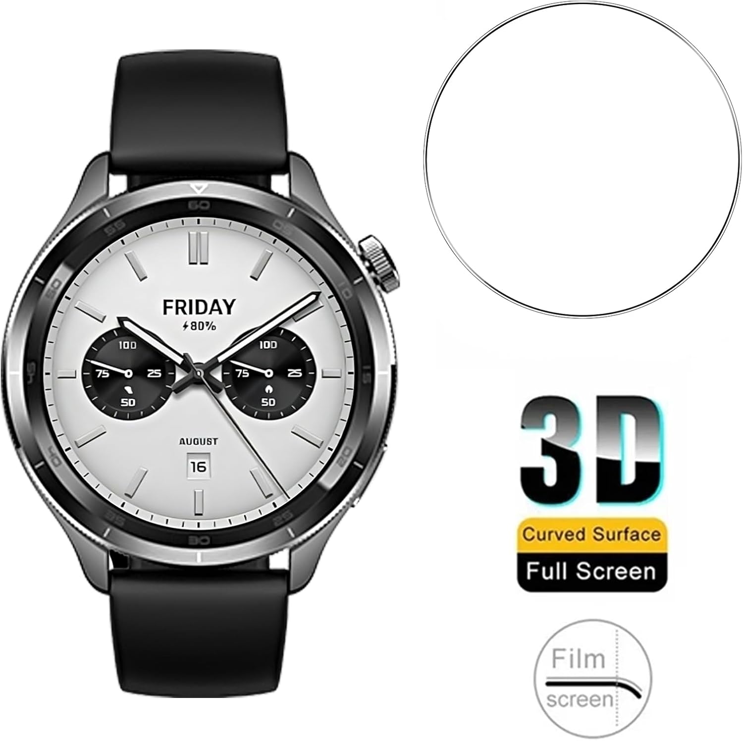 3PCS Tempered Glass Smartwatch – Xiaomi Smartwatch S4 Accessories Bewertung und Preis
