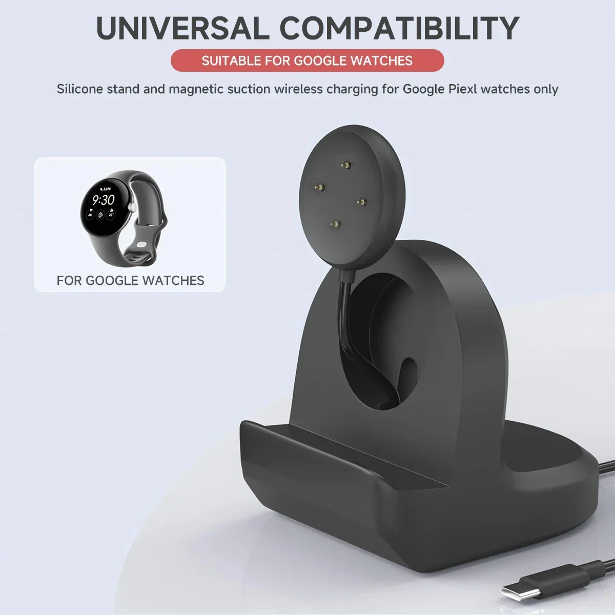 Soft Silicone Charger Cradle D – Wireless Charger Watch Bewertung und Preis