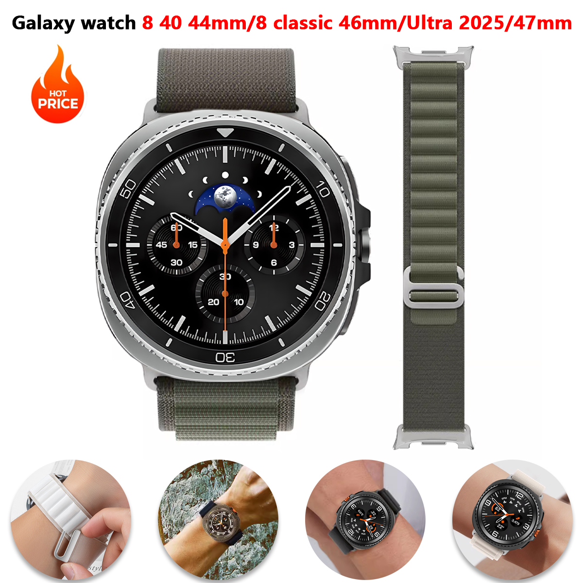 Alpine loop Strap For Samsung  – Sport Loop Strap Bewertung und Preis