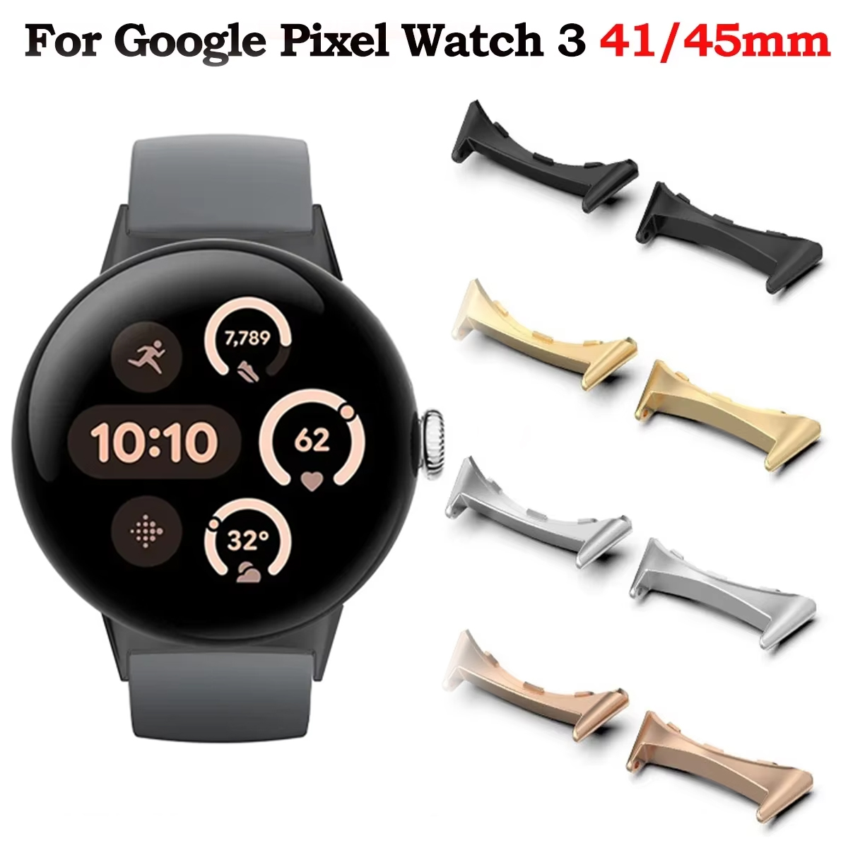 2pcs Watch Strap Connector Ada – Smartwatch Watch Accessories Bewertung und Preis