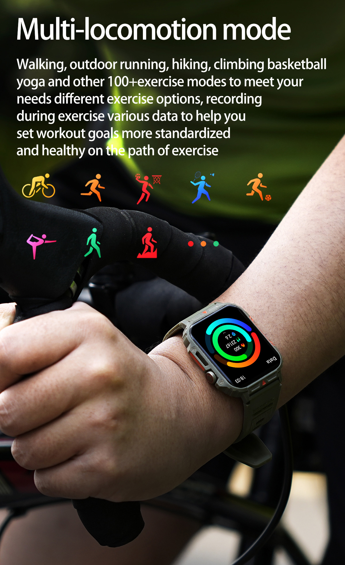 1.91 Outdoor Military Smart Wa – Smartwatch Faces Bewertung und Preis