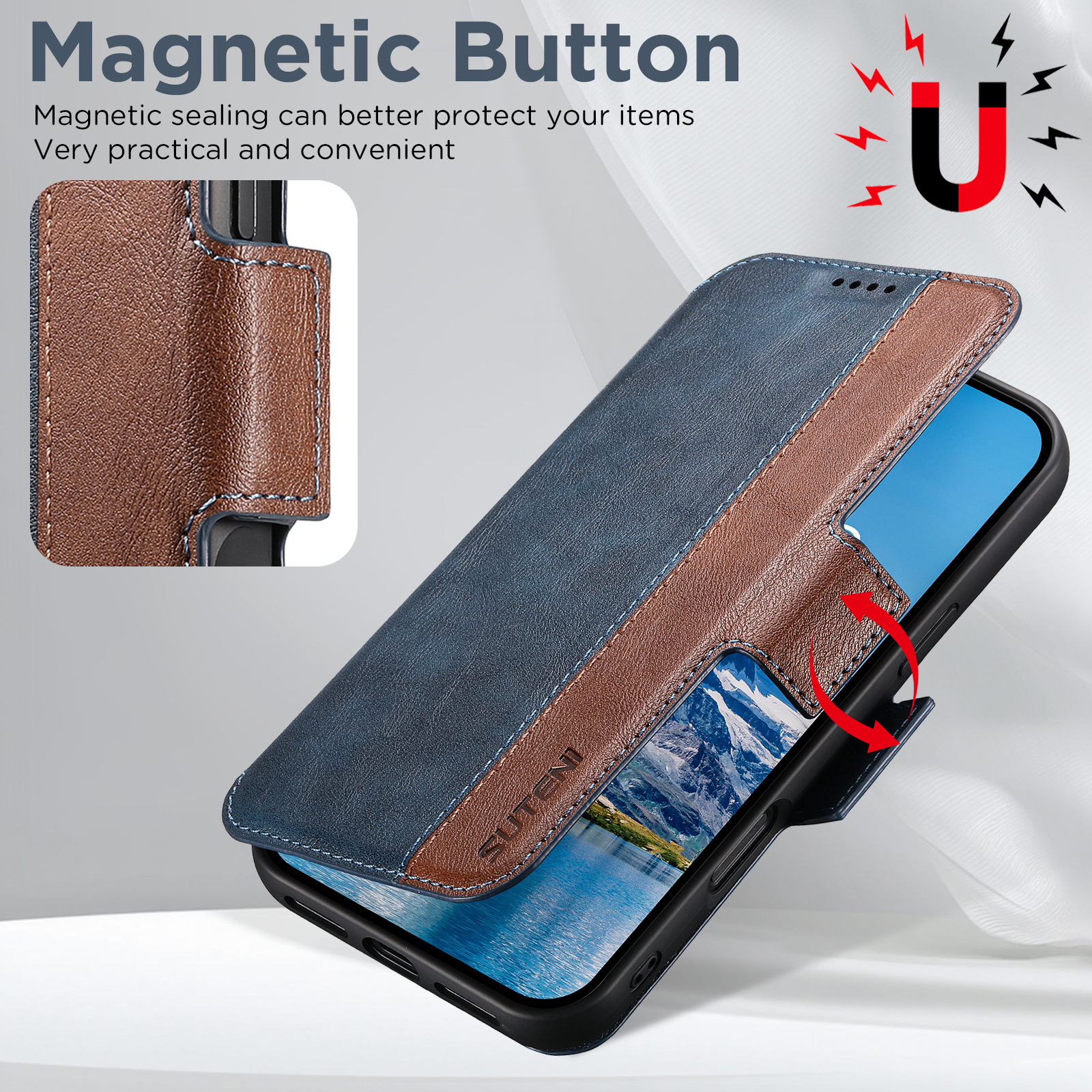 SUTENI Faux Leather Wireless C – Magnetic Charging Stand Bewertung und Preis