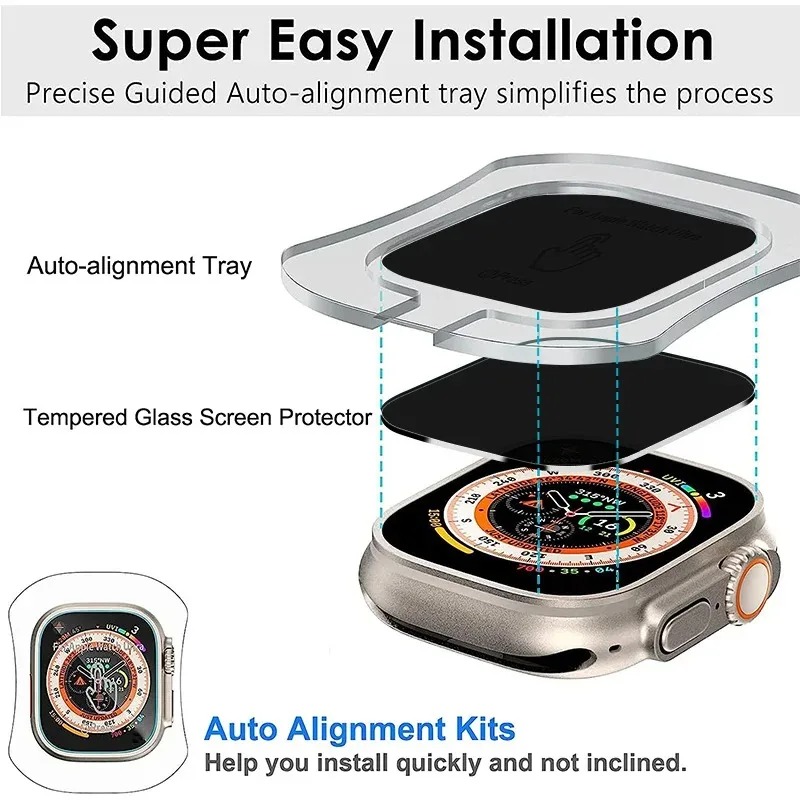 Tempered Glass for Apple Watch – Watch Face Protector Bewertung und Preis