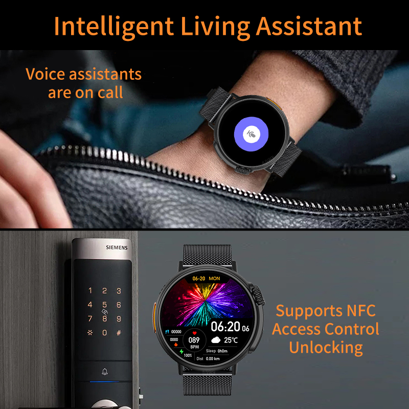 New NFC Luxury Military Women  – Smartwatch Nexus Bewertung und Preis