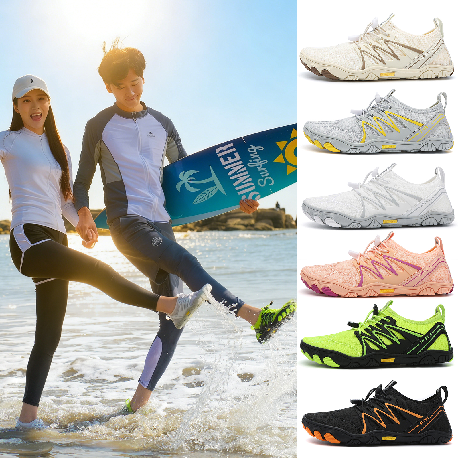 Unisex Water Shoes Men Women Q – Rugged Sport Strap Bewertung und Preis