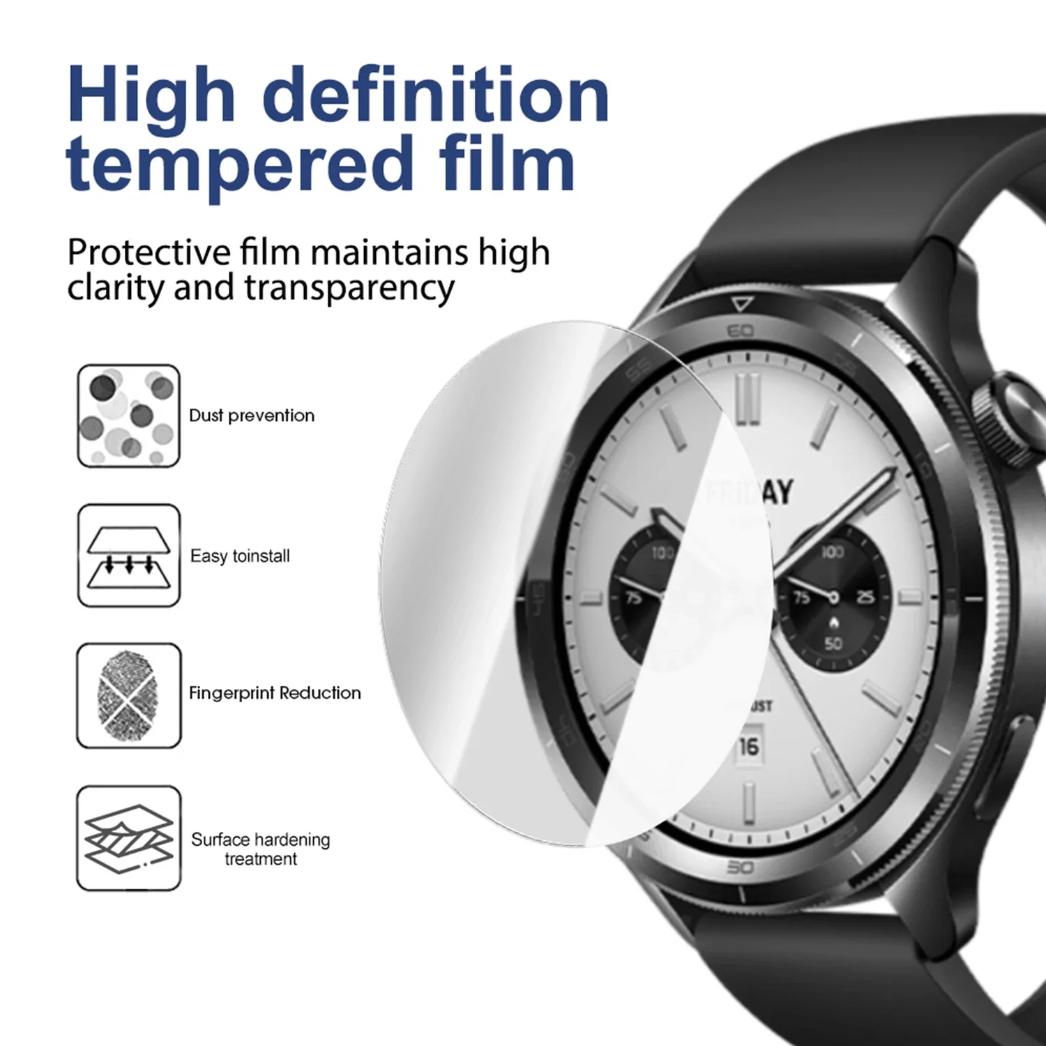 2PCS Tempered Glass For Xiaomi – Xiaomi Smartwatch S4 Accessories Bewertung und Preis