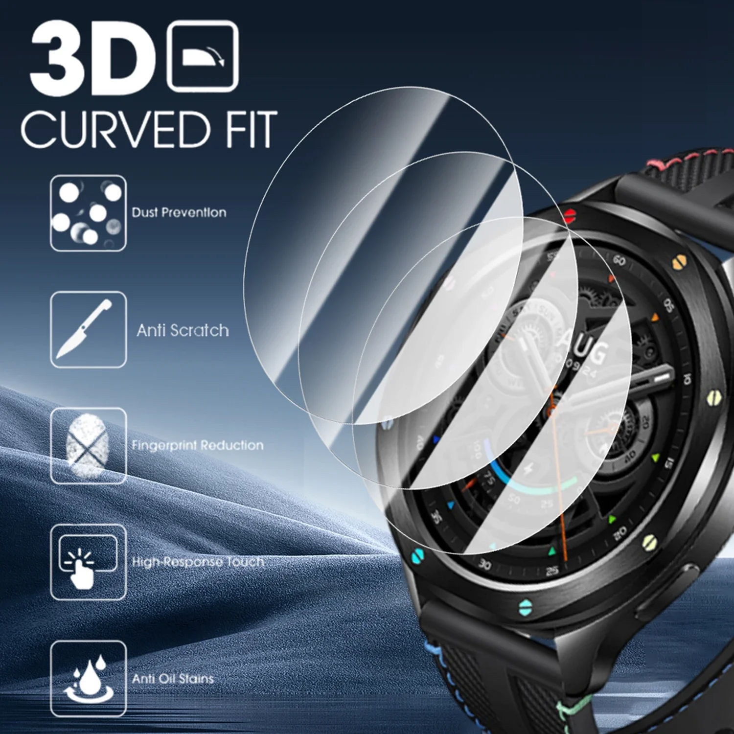 2PCS Tempered Glass For Xiaomi – Xiaomi Smartwatch S4 Accessories Bewertung und Preis