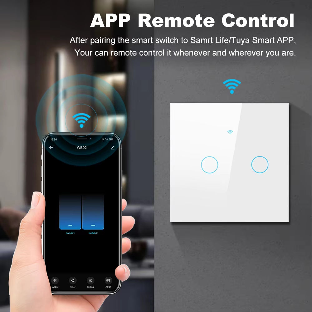1 2 3 4 Gang WiFi RF 433mhz To – Smart Accessories Bewertung und Preis
