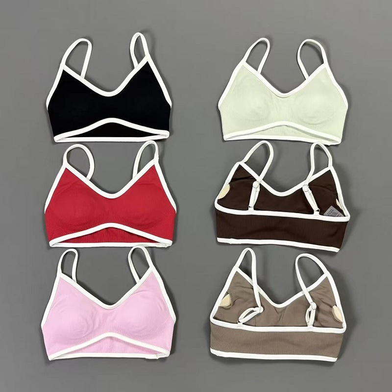 Women Contrastline Yoga Bra V  – Rugged Sport Strap Bewertung und Preis