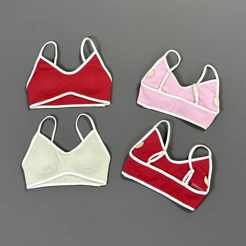 Women Contrastline Yoga Bra V  – Rugged Sport Strap Bewertung und Preis