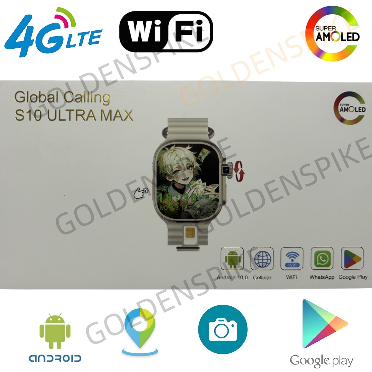 GOLDENSPIKE S10 Ultra MAX 4G S – Smartwatch Nexus Bewertung und Preis