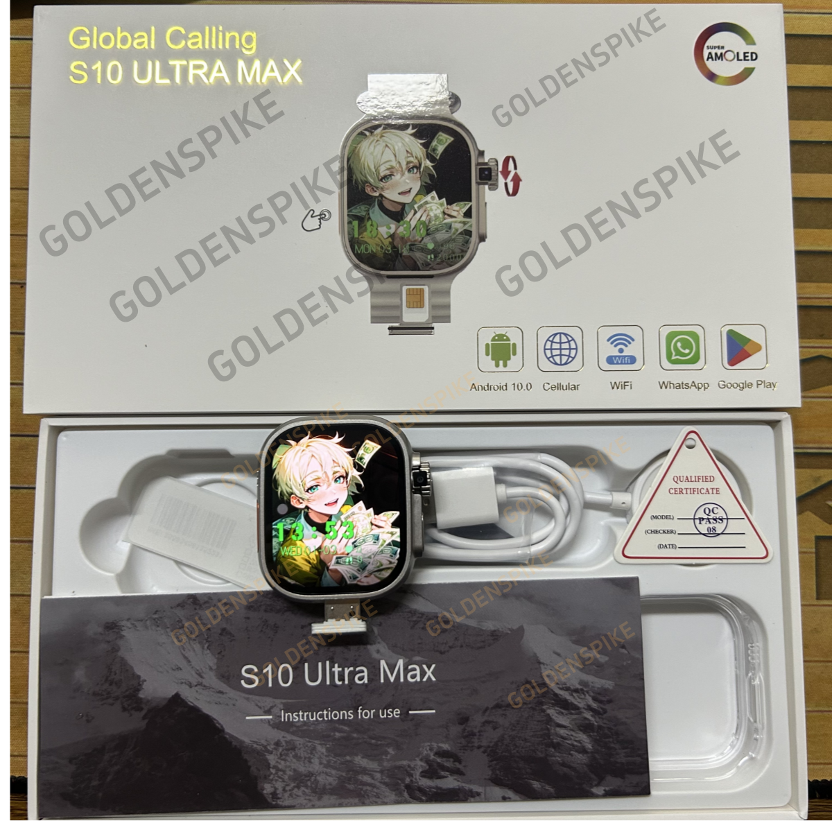 GOLDENSPIKE S10 Ultra MAX 4G S – Smartwatch Nexus Bewertung und Preis