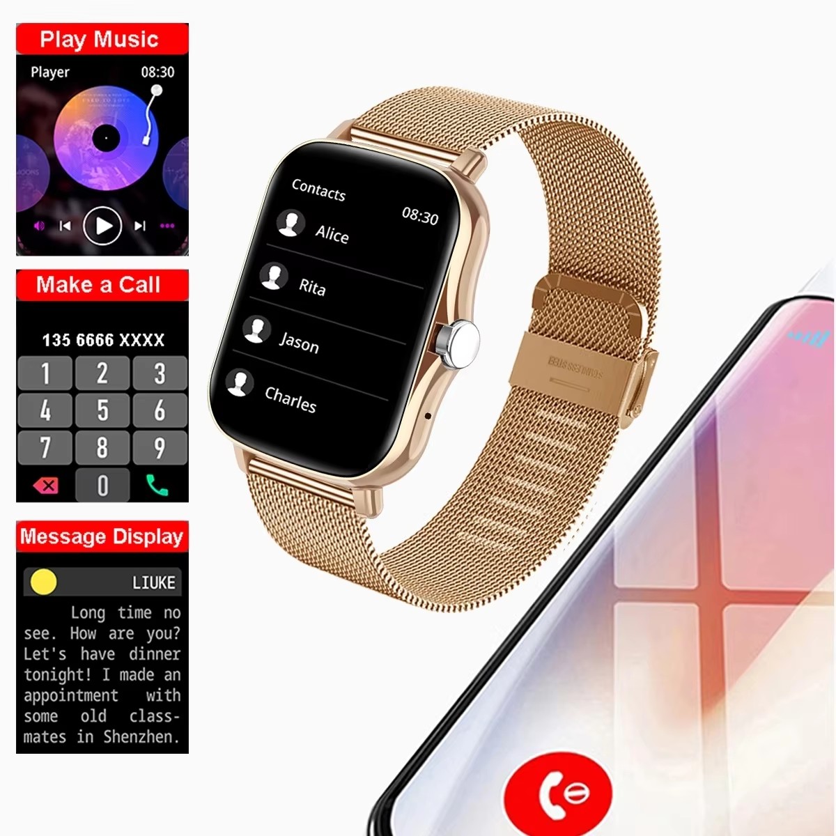 2026 New Multifunctional Smart – Android Smartwatch Accessories Bewertung und Preis