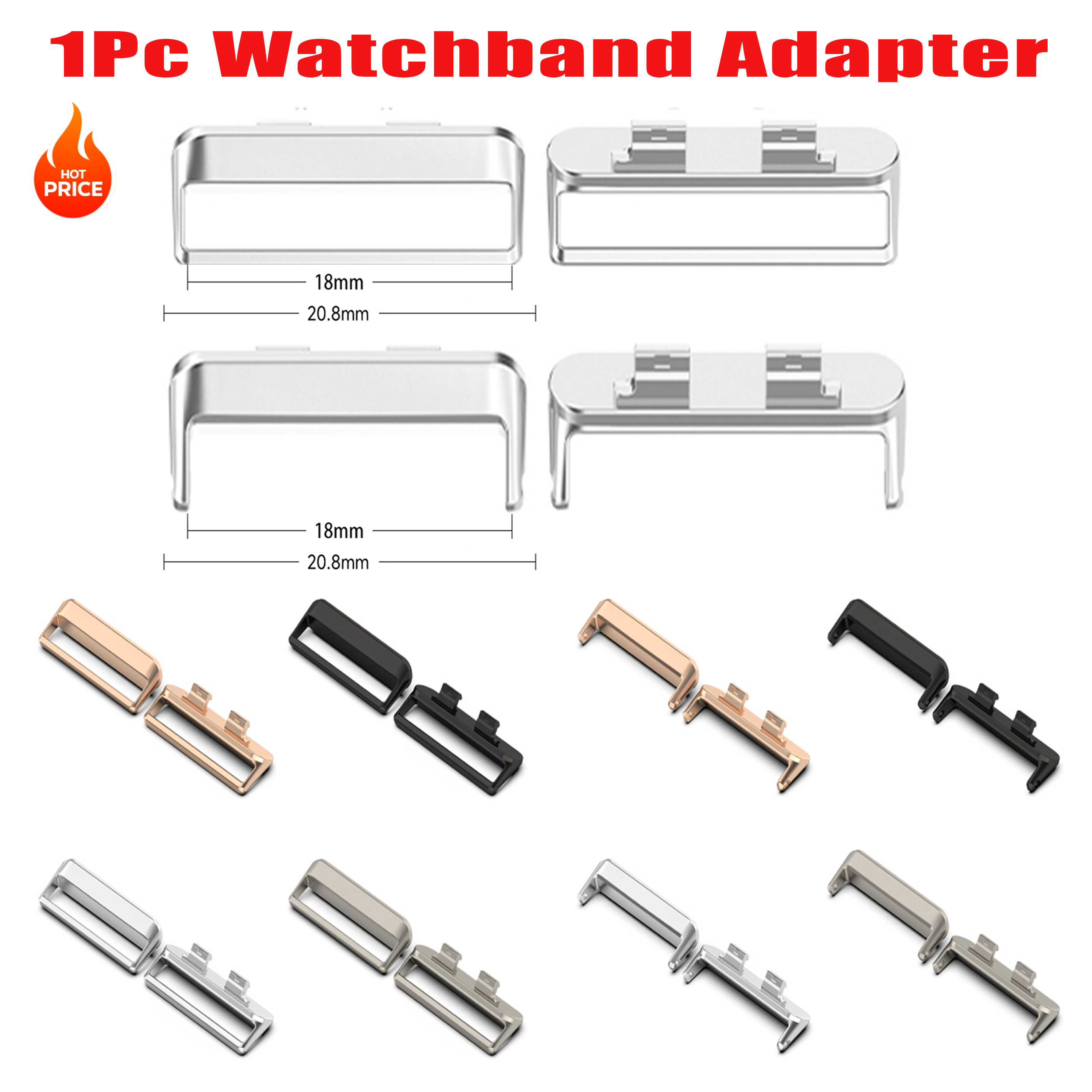18mm 1Pc Adapter for Huawei Wa – Watch Band Connector Bewertung und Preis