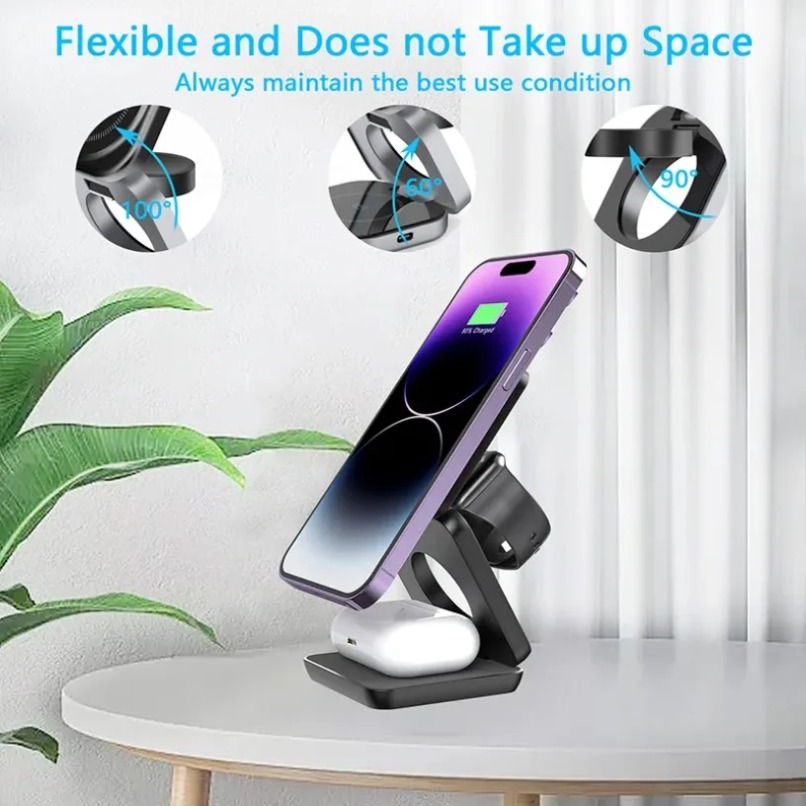 3 in 1 Foldable Magnetic Wirel – Smartwatch Ac Bewertung und Preis