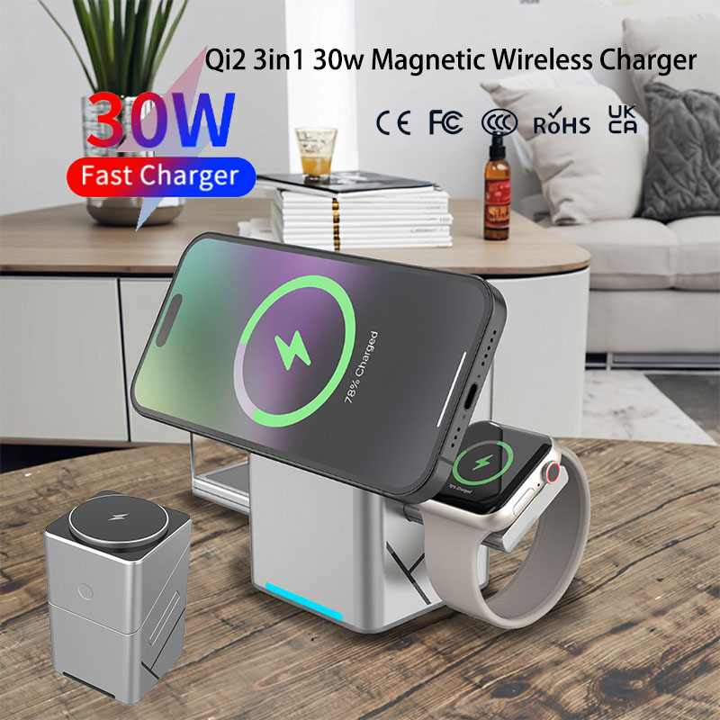 15W Touch Rotating Magnetic Mu – Wireless Charger Watch Bewertung und Preis