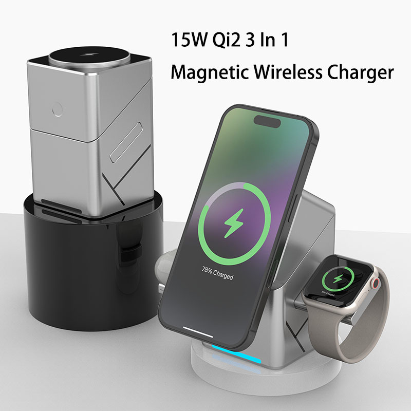 15W Touch Rotating Magnetic Mu – Wireless Charger Watch Bewertung und Preis