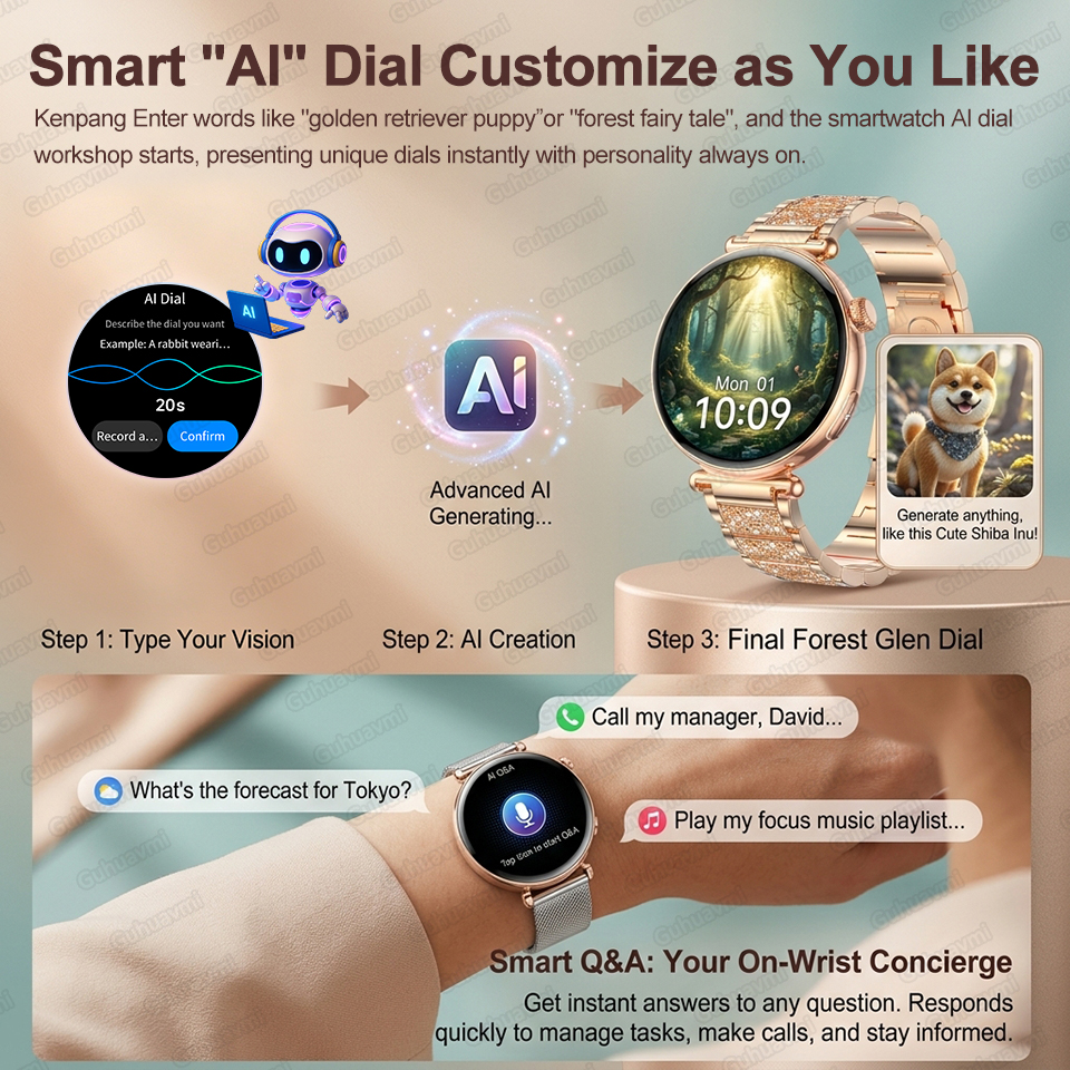 2026 New Women AI Smart Diagno – Android Smartwatch Accessories Bewertung und Preis