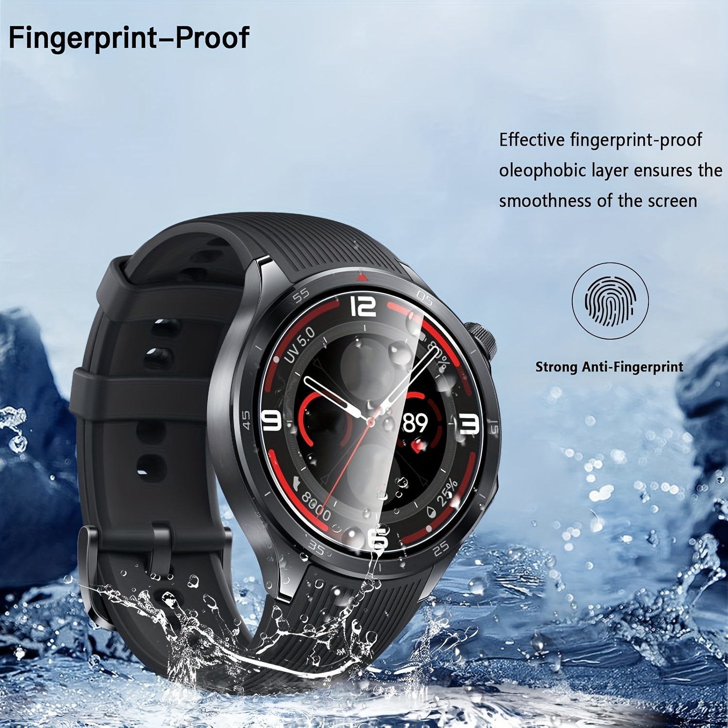 3PCS 9H Tempered Glass Screen  – Watch Face Protector Bewertung und Preis