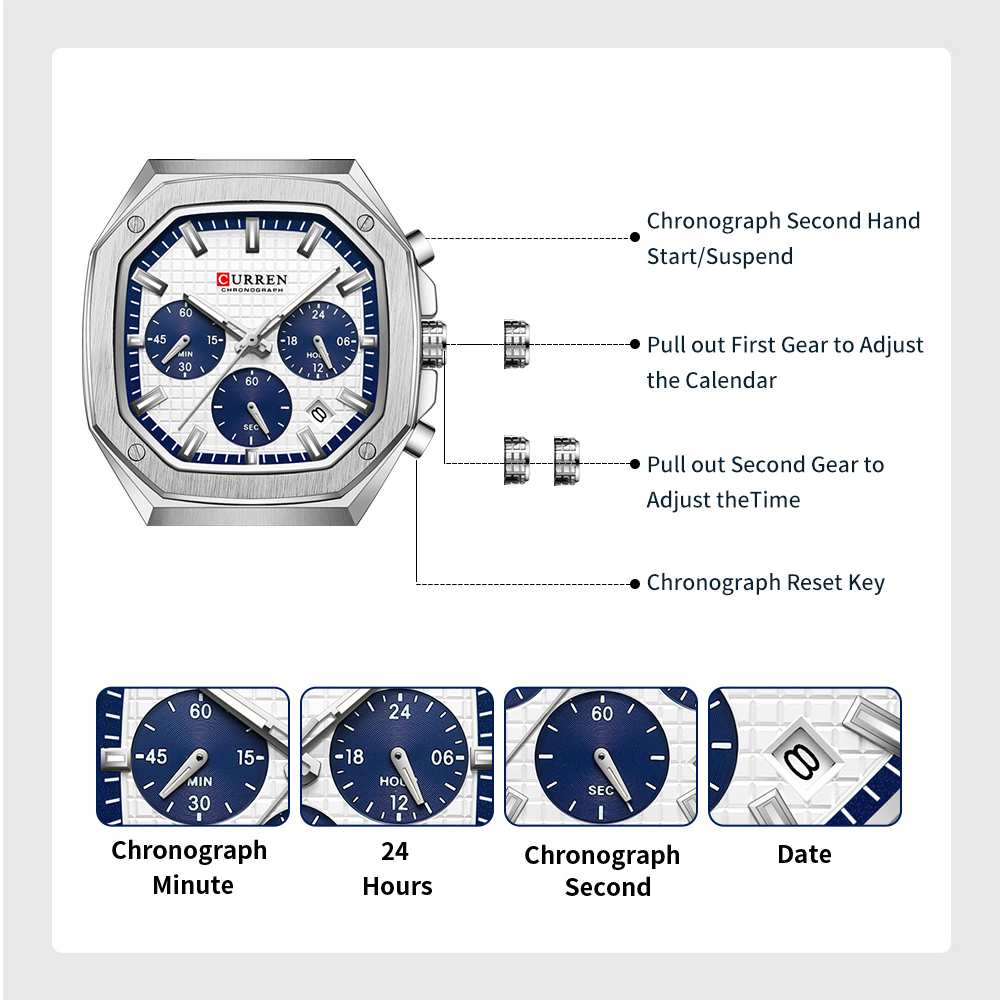 CUREEN Fashion Date Quartz Men – Smartwatch Guess Bewertung und Preis