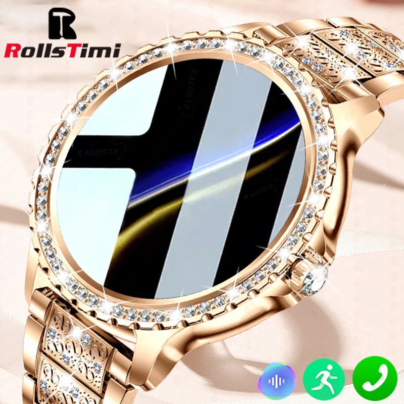 Fashion Luxury Gold Women Smar – Smartwatch Faces Bewertung und Preis