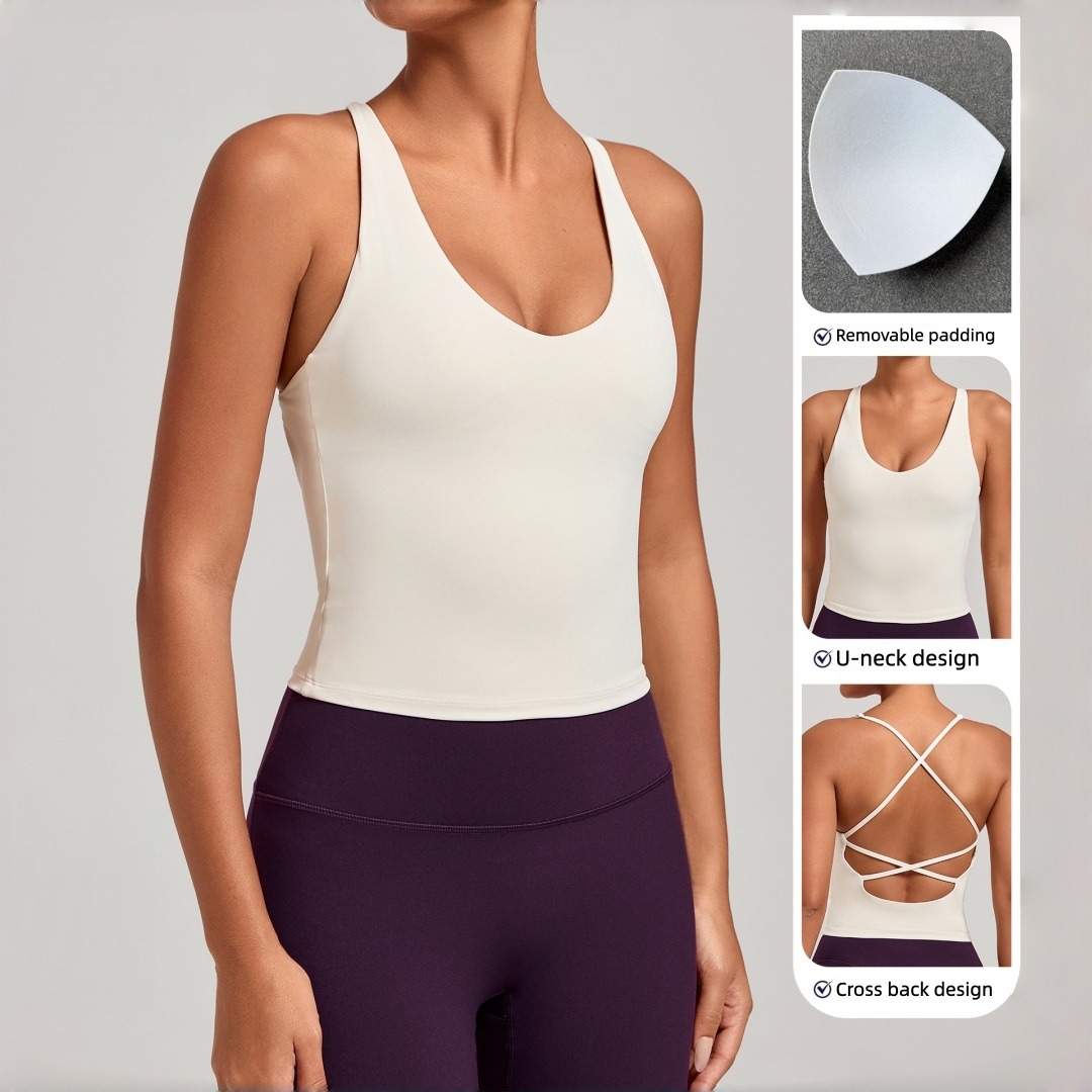 New Women's Yoga Vest Crossed  – Rugged Sport Strap Bewertung und Preis