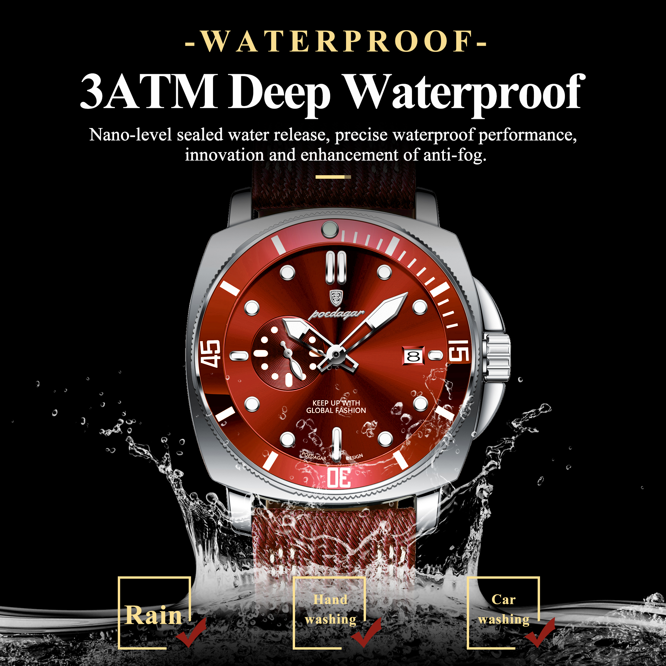 POEDAGAR Luxury Fashion Man Wa – Smartwatch Guess Bewertung und Preis